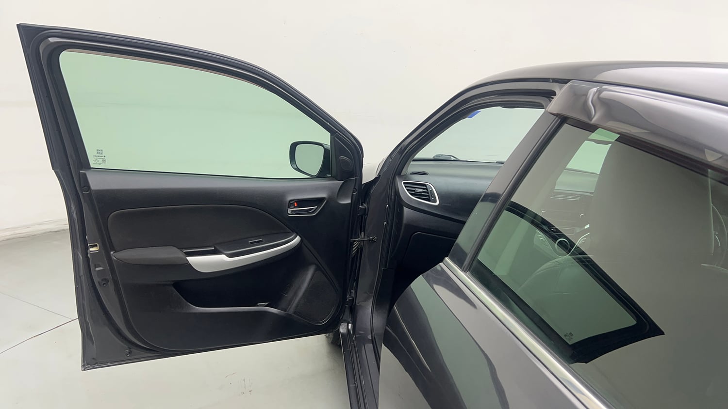 Used 2016 Maruti Suzuki Baleno Zeta 1.2 AT Petrol Automatic interior LEFT FRONT DOOR OPEN VIEW