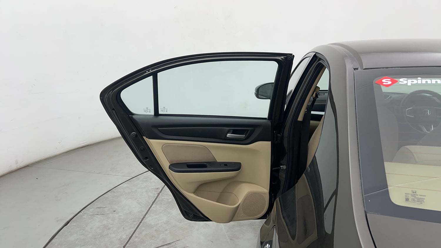 Used 2023 Honda Amaze VX 1.2 Petrol CVT Petrol Automatic interior LEFT REAR DOOR OPEN VIEW