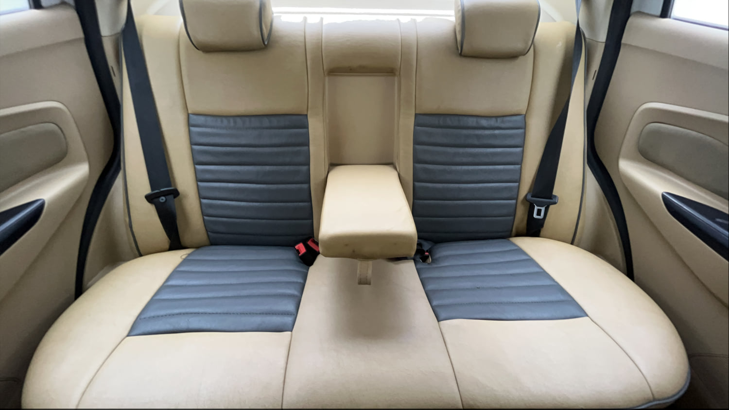 Used 2017 Ford Figo Aspire Titanium 1.2 Ti-VCT Petrol Manual interior REAR SEAT CONDITION VIEW