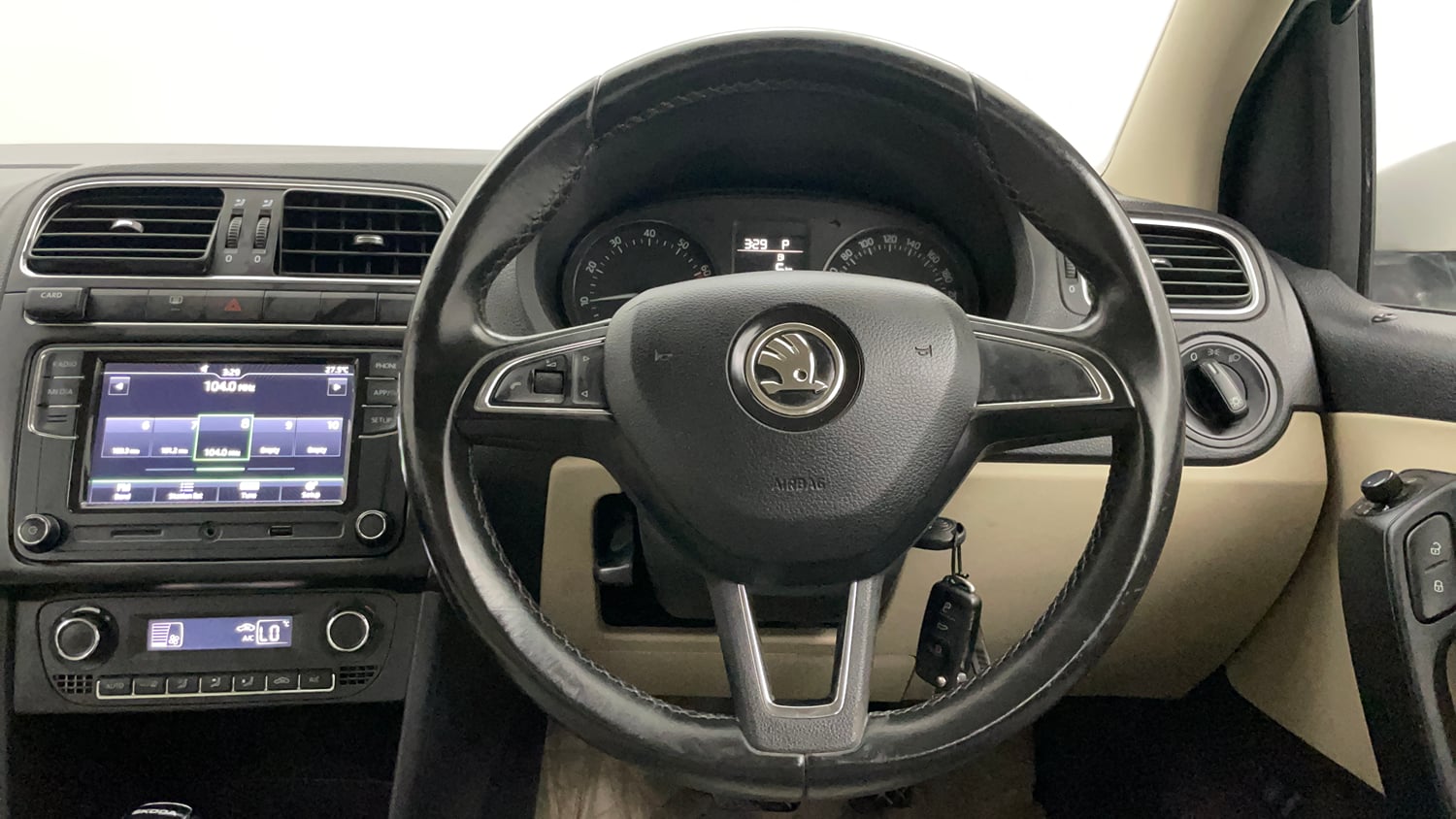 Used 2019 Skoda Rapid Ambition 1.6 MPI AT Petrol Automatic interior STEERING VIEW
