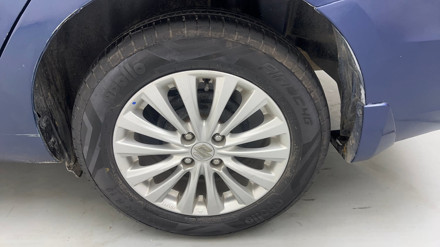 Used 2021 Maruti Suzuki Ciaz Zeta 1.5 Petrol Manual tyres LEFT REAR TYRE RIM VIEW