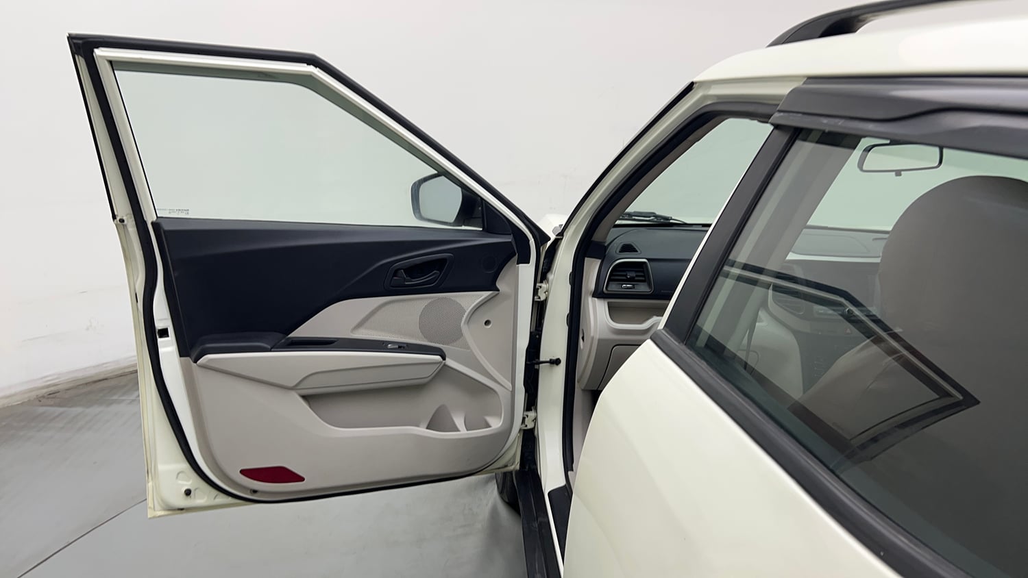 Used 2019 Mahindra XUV 300 1.2 W6 Petrol Manual interior LEFT FRONT DOOR OPEN VIEW