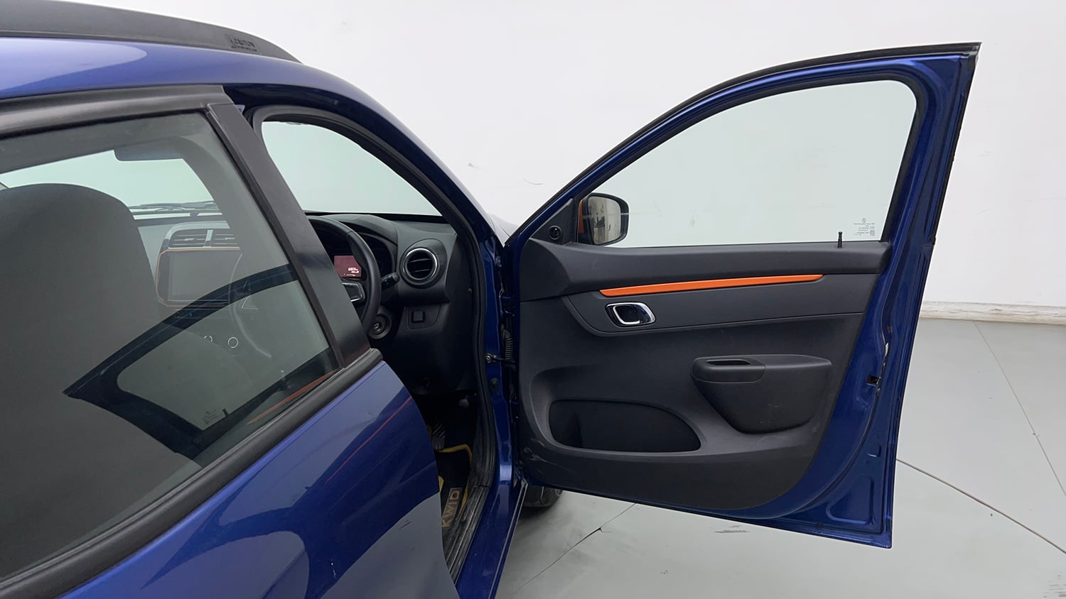 Used 2021 Renault Kwid CLIMBER 1.0 AMT Opt Petrol Automatic interior RIGHT FRONT DOOR OPEN VIEW