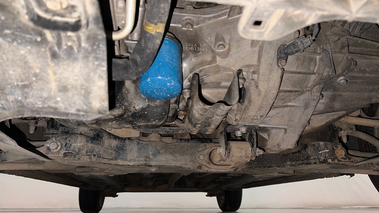 Used 2012 Hyundai i20 Asta 1.2 Petrol Manual extra FRONT LEFT UNDERBODY VIEW