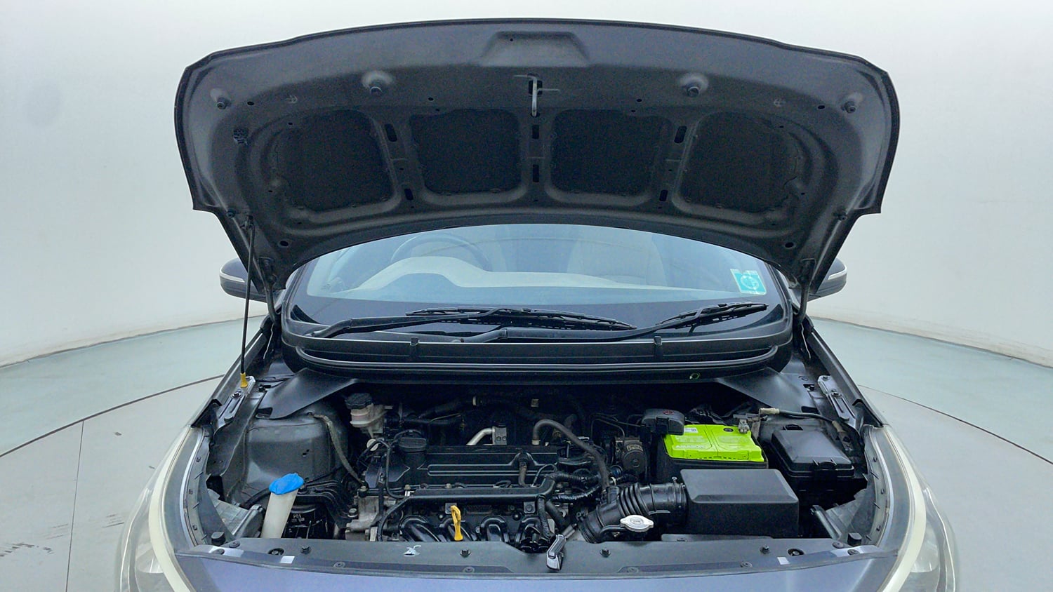 Used 2014 Hyundai Elite i20 Asta 1.2 Petrol Manual engine ENGINE & BONNET OPEN FRONT VIEW