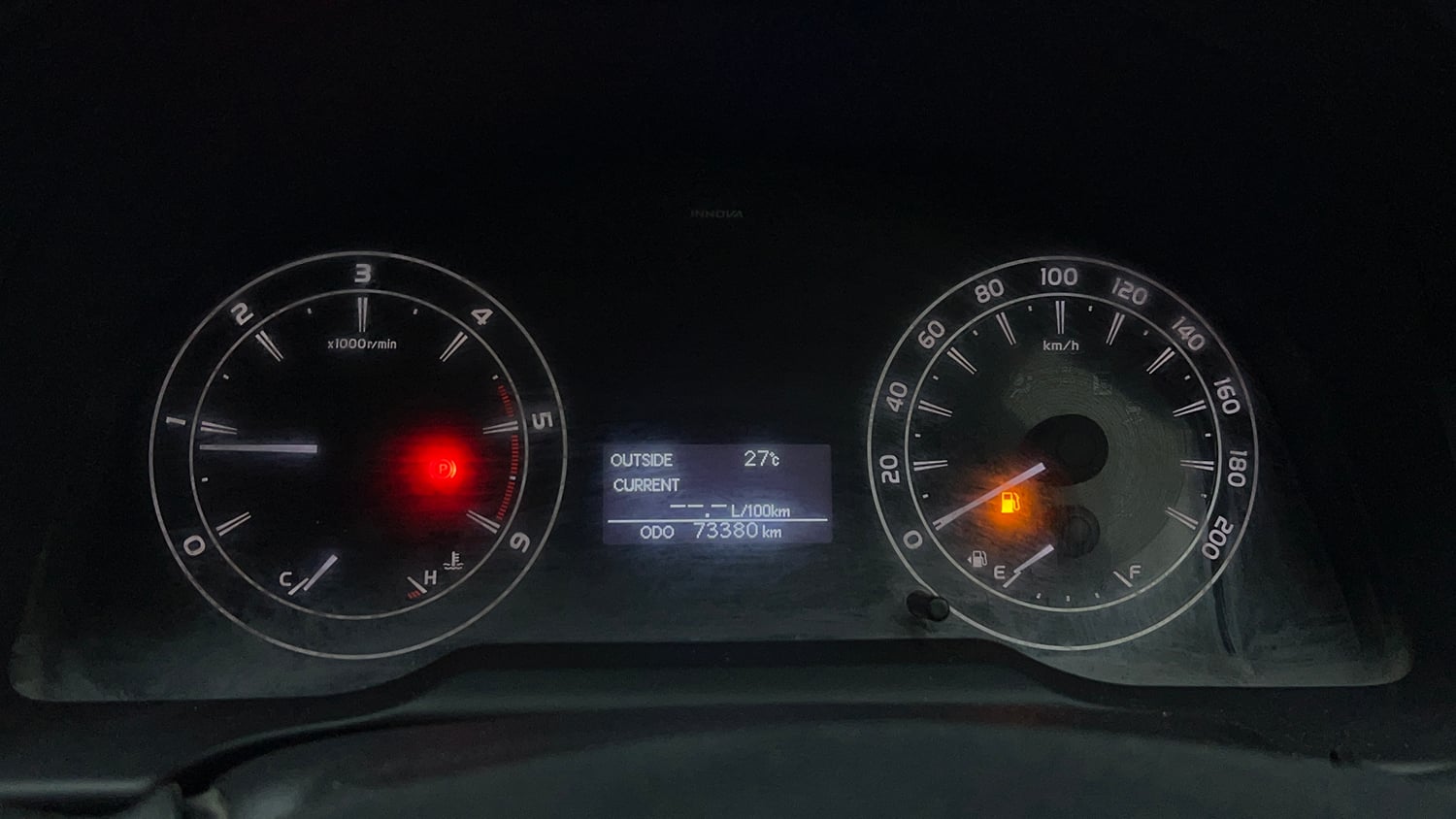 Used 2018 Toyota Innova Crysta 2.4 G 7 STR Diesel Manual interior CLUSTERMETER VIEW