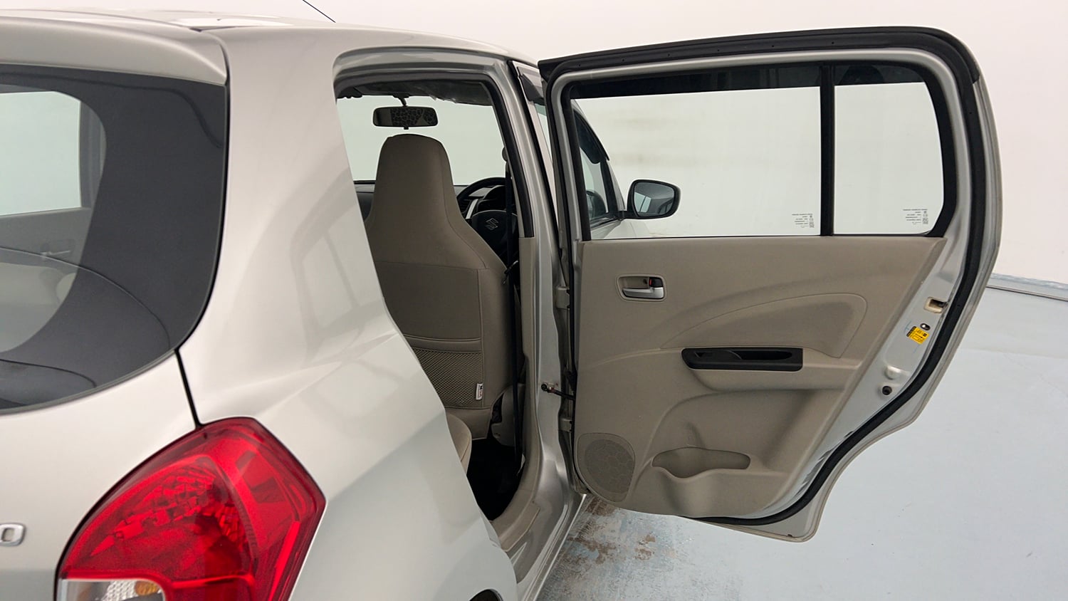 Used 2014 Maruti Suzuki Celerio VXi AMT Petrol Automatic interior RIGHT REAR DOOR OPEN VIEW