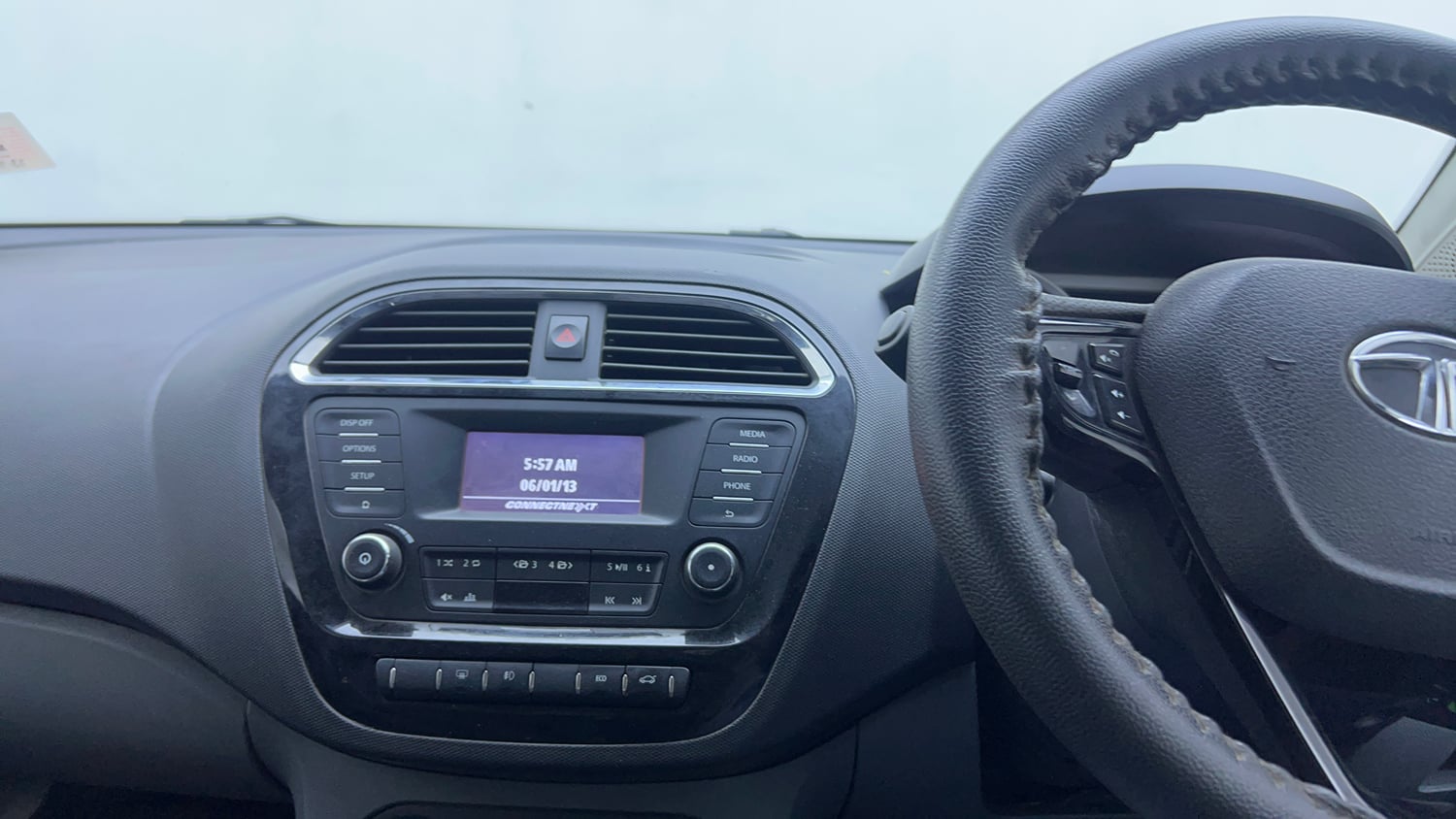 Used 2017 Tata Tigor Revotorq XZ Diesel Manual interior MUSIC SYSTEM & AC CONTROL VIEW