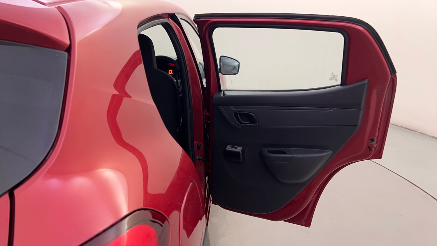 Used 2017 Renault Kwid 1.0 RXT AMT Petrol Automatic interior RIGHT REAR DOOR OPEN VIEW
