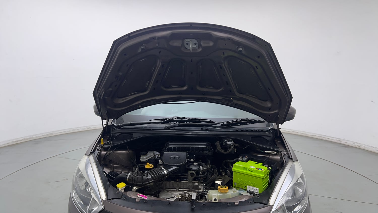 Used 2018 Tata Tiago Revotron XTA Petrol Automatic engine ENGINE & BONNET OPEN FRONT VIEW