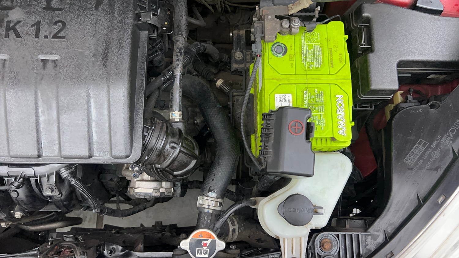 Used 2019 Hyundai Grand i10 Sportz 1.2 Kappa VTVT Petrol Manual engine ENGINE LEFT SIDE VIEW