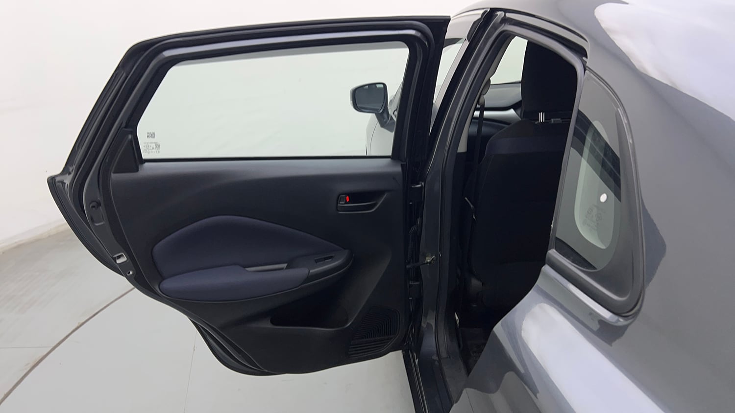 Used 2025 Maruti Suzuki Baleno Delta MT Petrol Manual interior LEFT REAR DOOR OPEN VIEW