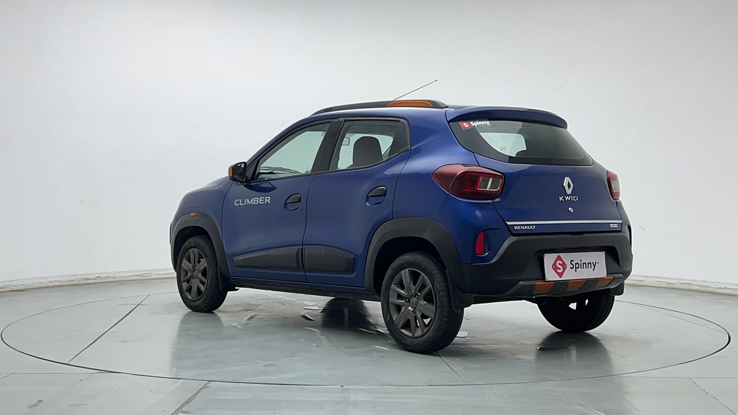 Used 2021 Renault Kwid CLIMBER 1.0 AMT Opt Petrol Automatic exterior LEFT REAR CORNER VIEW