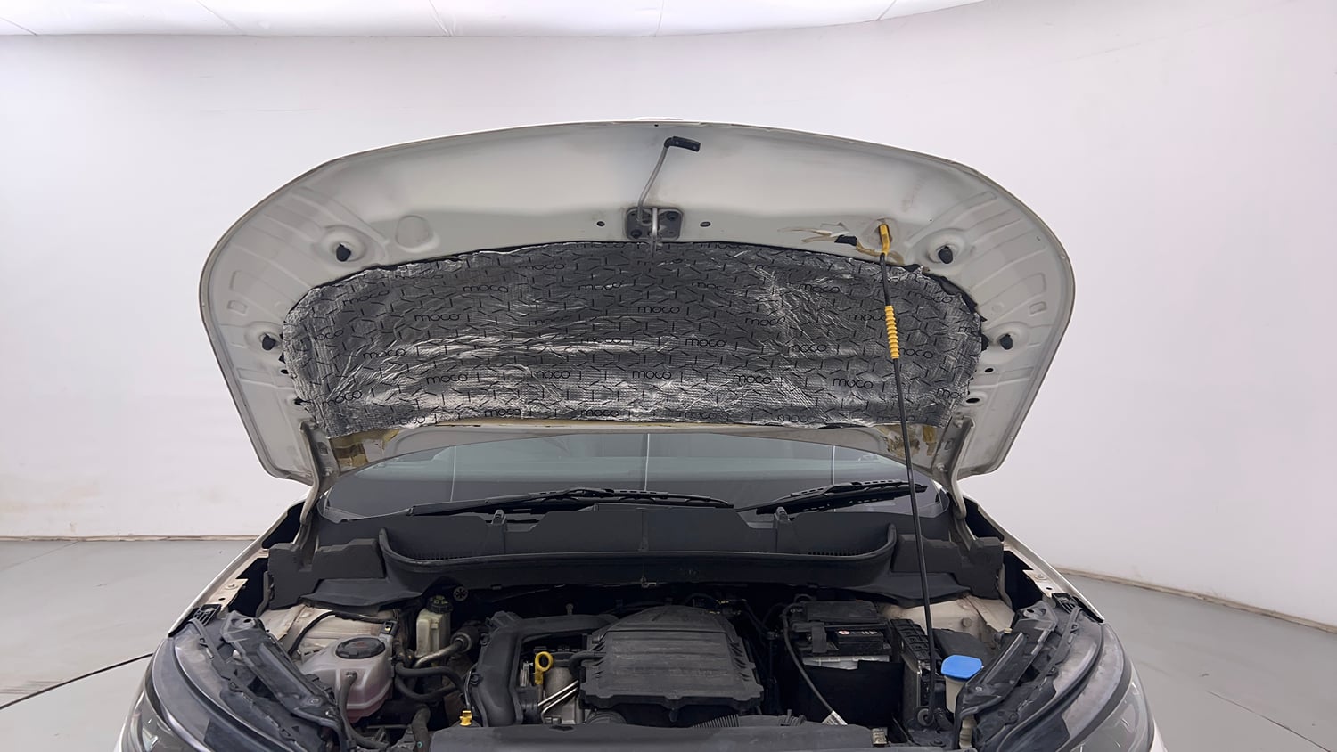 Used 2022 Skoda Kushaq Style 1.0L TSI AT Petrol Automatic engine ENGINE & BONNET OPEN FRONT VIEW
