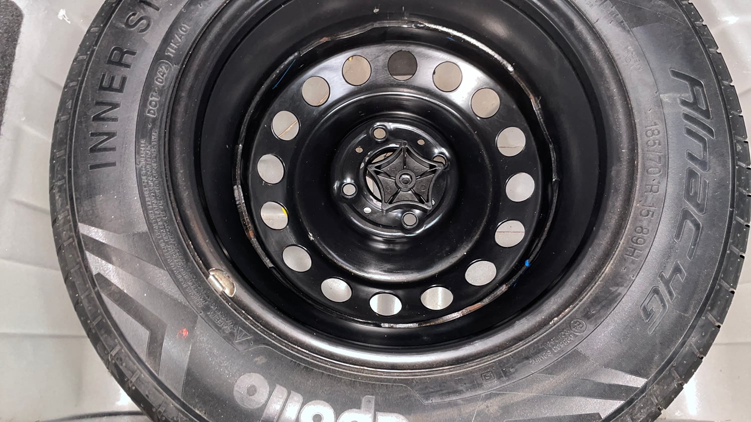 Used 2023 Tata Punch Accomplished MT Petrol Manual tyres SPARE TYRE VIEW