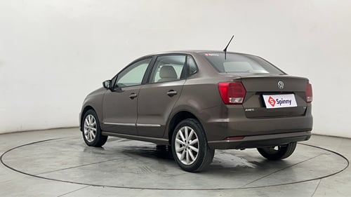 Used 2017 Volkswagen Ameo Highline Plus 1.5L AT (D)16 Alloy Diesel Automatic exterior LEFT REAR CORNER VIEW