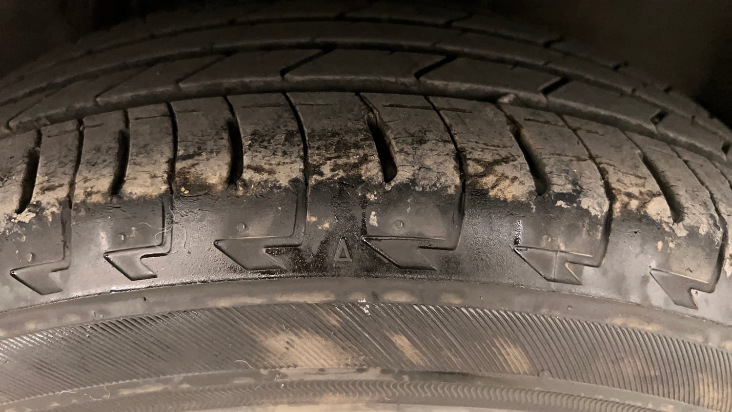 Used 2017 Honda WR-V S MT Petrol Petrol Manual tyres LEFT REAR TYRE TREAD VIEW