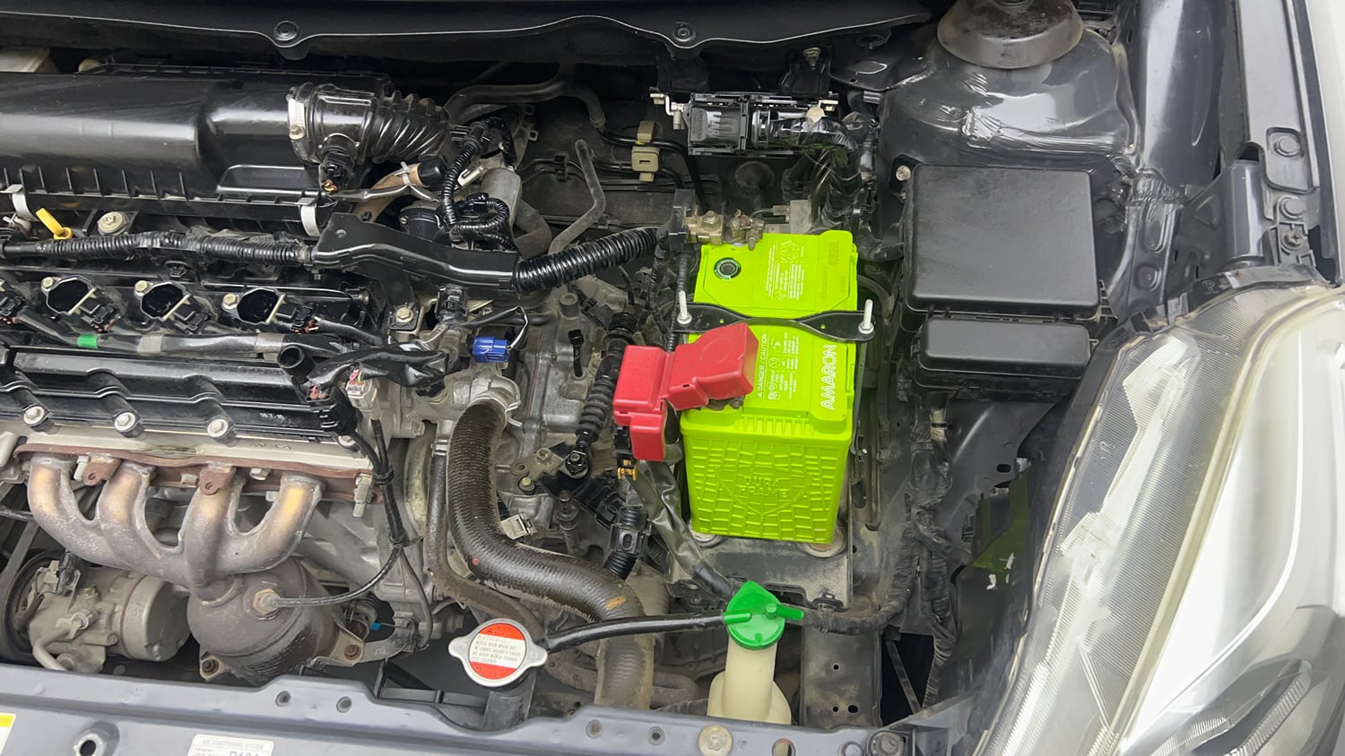Used 2016 Maruti Suzuki Baleno Zeta 1.2 AT Petrol Automatic engine ENGINE LEFT SIDE VIEW