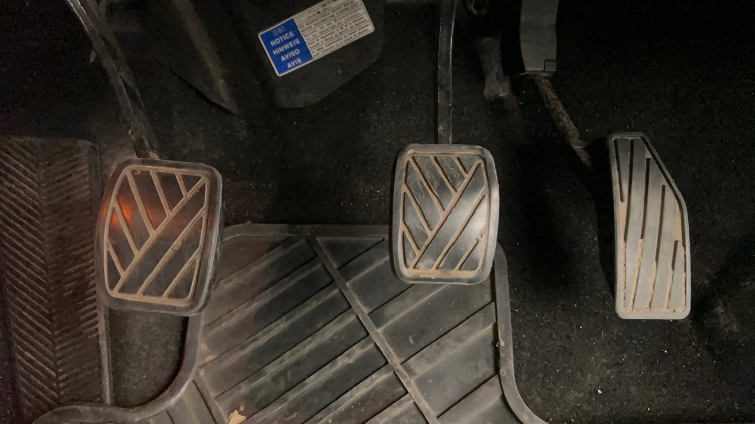 Used 2017 Maruti Suzuki Baleno Zeta 1.2 Petrol Manual interior PEDALS VIEW