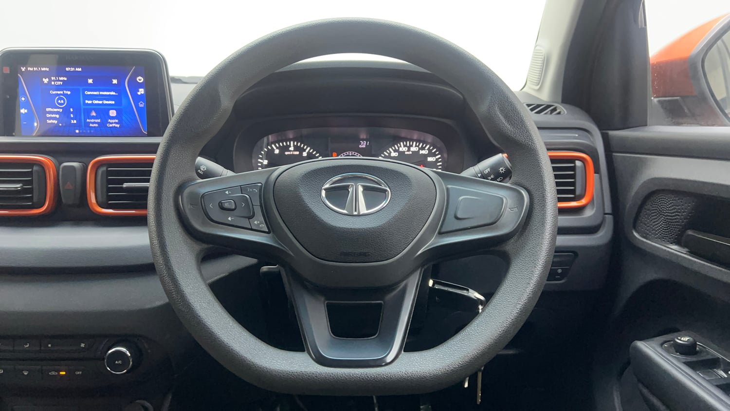 Used 2021 Tata Punch Adventure Rhythm Pack MT Petrol Manual interior STEERING VIEW