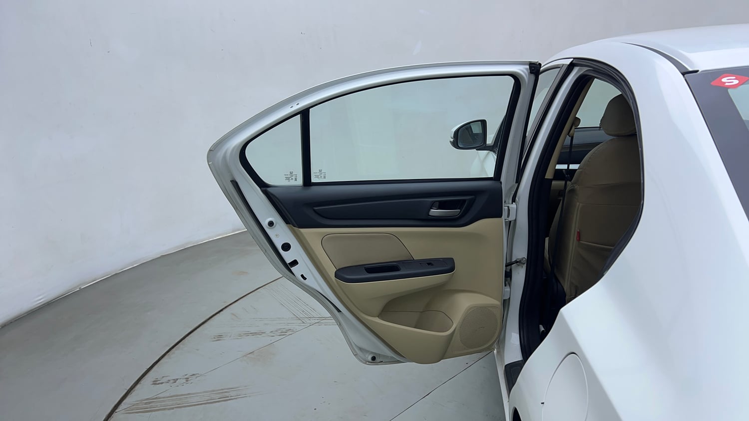 Used 2024 Honda Amaze S 1.2 Petrol CVT Petrol Automatic interior LEFT REAR DOOR OPEN VIEW