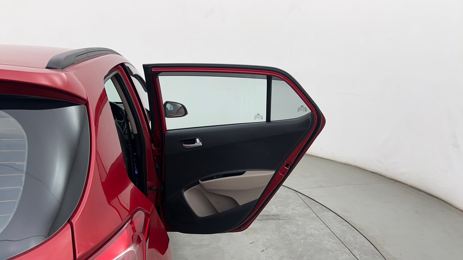 Used 2019 Hyundai Grand i10 Sportz 1.2 Kappa VTVT Petrol Manual interior RIGHT REAR DOOR OPEN VIEW