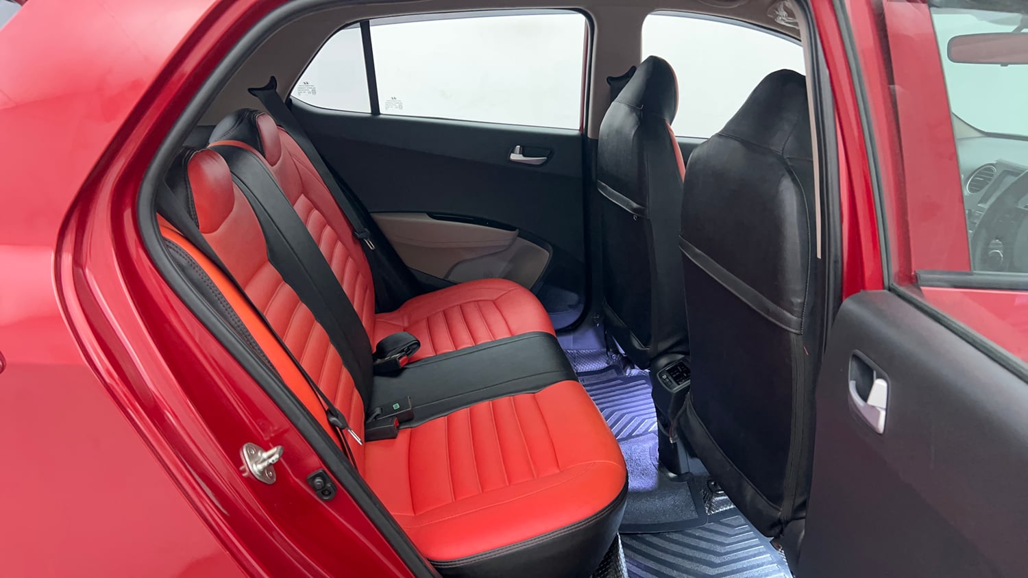 Used 2019 Hyundai Grand i10 Sportz 1.2 Kappa VTVT Petrol Manual interior RIGHT SIDE REAR DOOR CABIN VIEW
