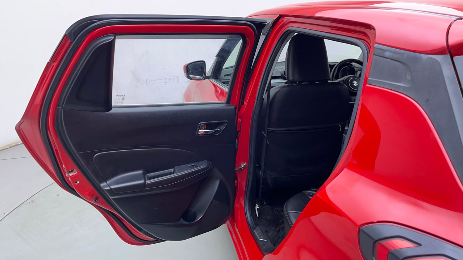 Used 2019 Maruti Suzuki Swift VXi Petrol Manual interior LEFT REAR DOOR OPEN VIEW