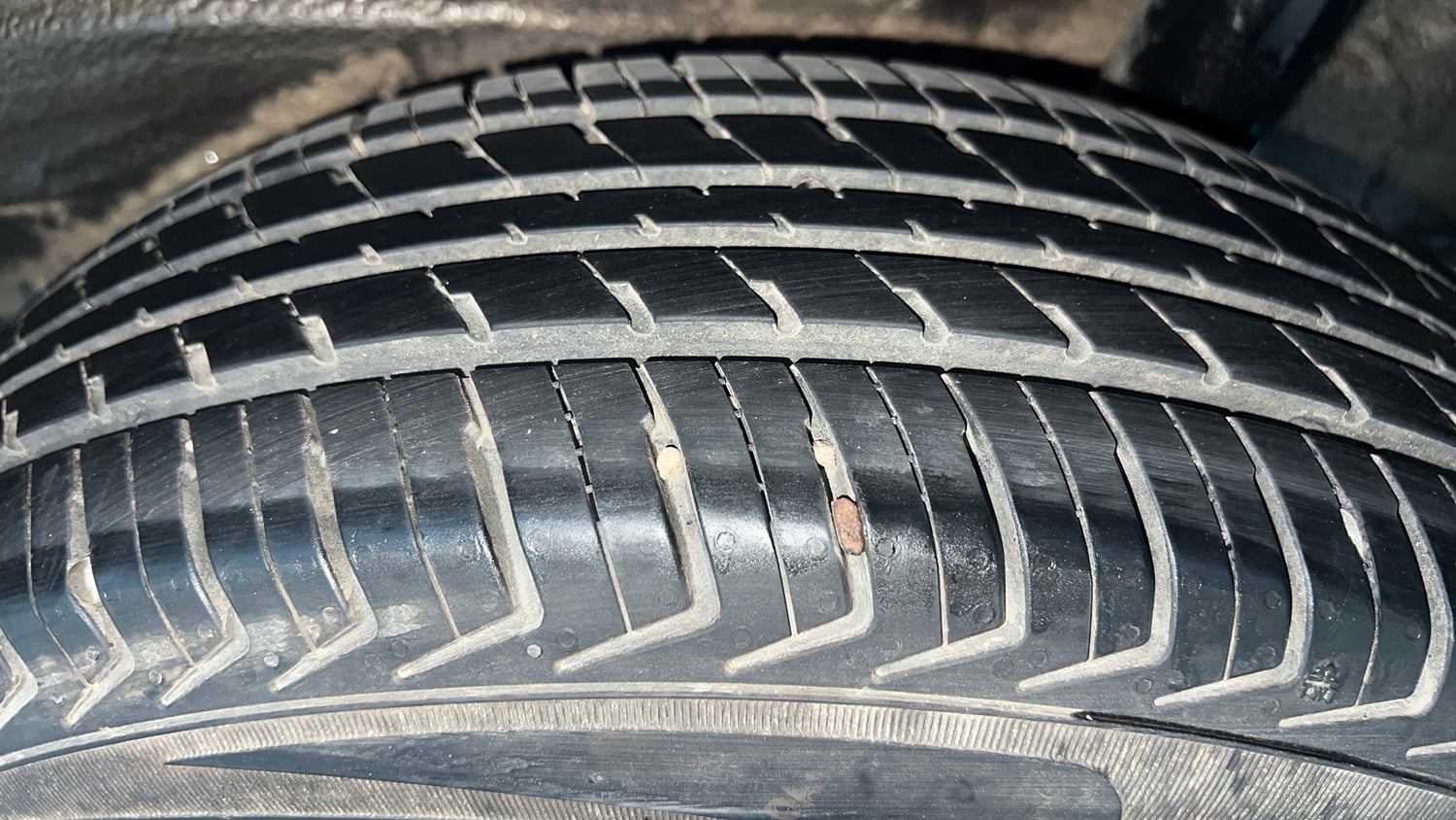 Used 2025 Maruti Suzuki Wagon R LXI 1.0 CNG Cng Manual tyres LEFT REAR TYRE TREAD VIEW