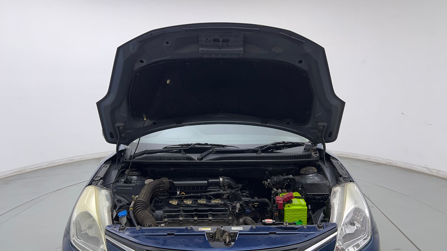 Used 2016 Maruti Suzuki Baleno Delta 1.2 Petrol Manual engine ENGINE & BONNET OPEN FRONT VIEW