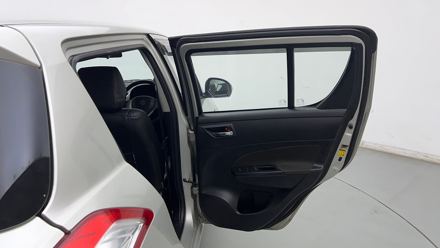 Used 2015 Maruti Suzuki Swift VXi Petrol Manual interior RIGHT REAR DOOR OPEN VIEW