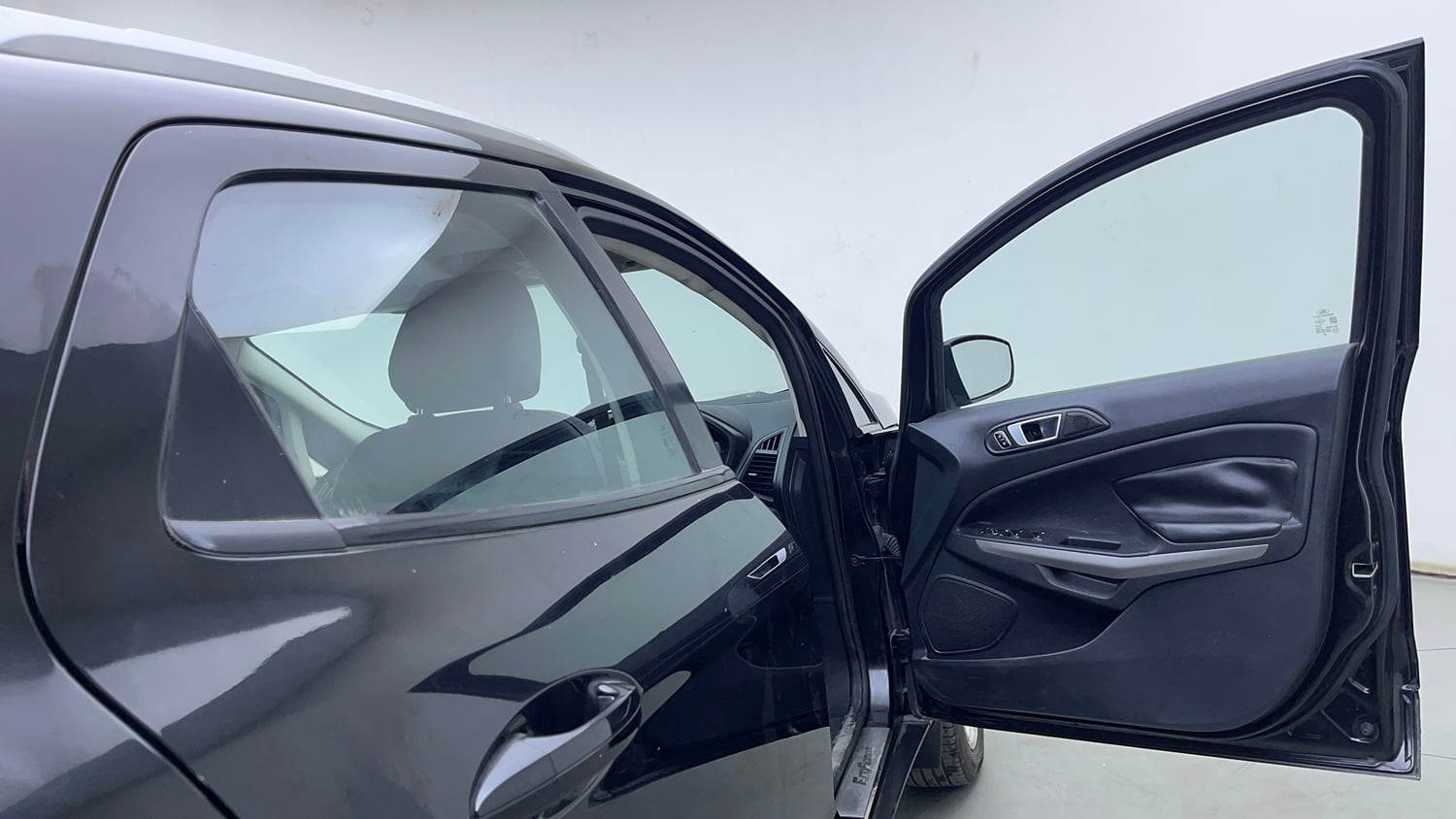 Used 2018 Ford EcoSport Titanium 1.5L TDCi Diesel Manual interior RIGHT FRONT DOOR OPEN VIEW