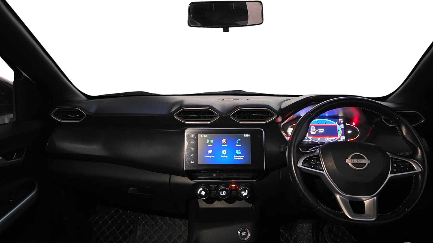 Used 2022 Nissan Magnite XV Premium Turbo CVT Petrol Automatic interior DASHBOARD VIEW