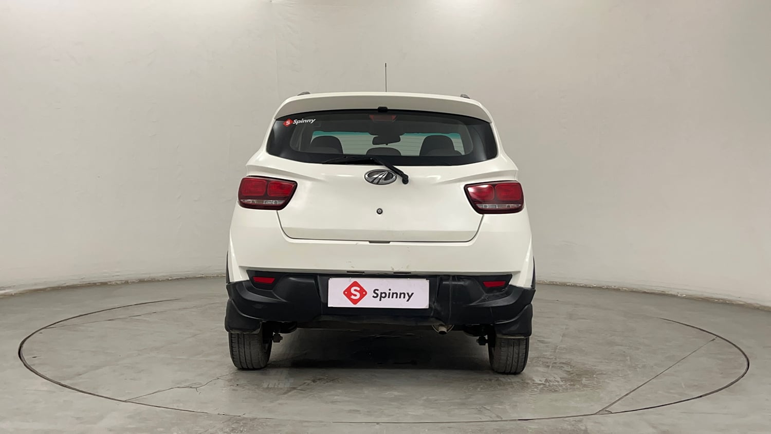 Used 2017 Mahindra KUV100 K6 D 6 STR Diesel Manual exterior BACK VIEW
