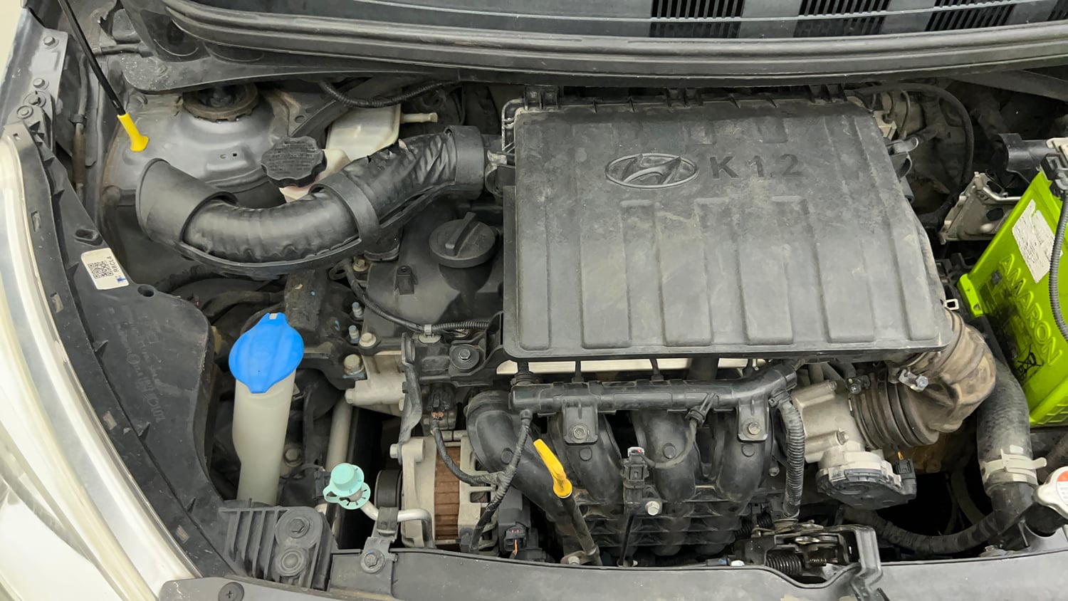 Used 2019 Hyundai Grand i10 Magna 1.2 Kappa VTVT Petrol Manual engine ENGINE RIGHT SIDE VIEW