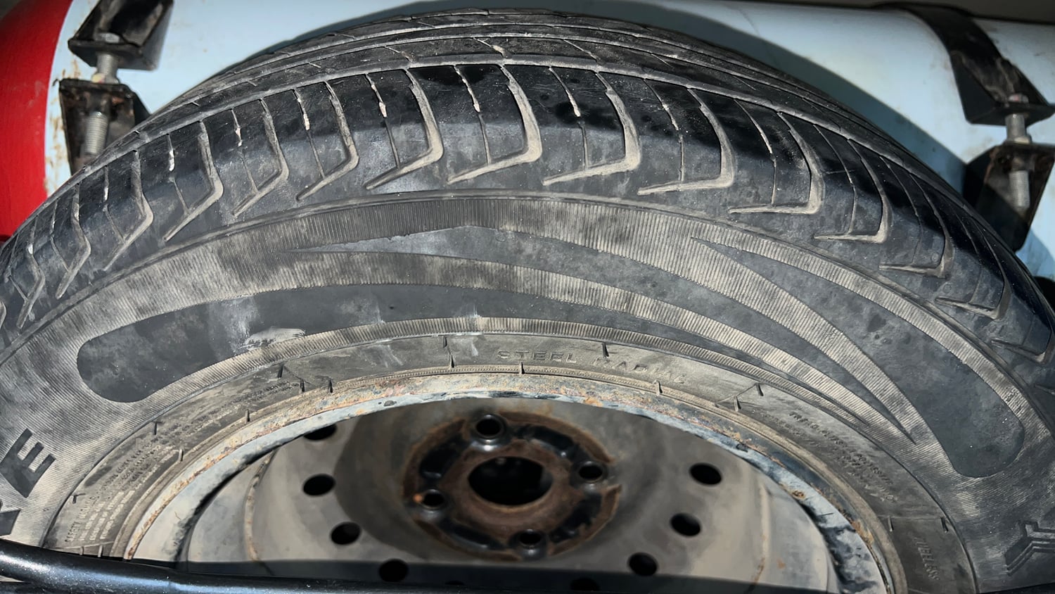 Used 2019 Maruti Suzuki Wagon R LXi 1.0 CNG Cng Manual tyres SPARE TYRE VIEW