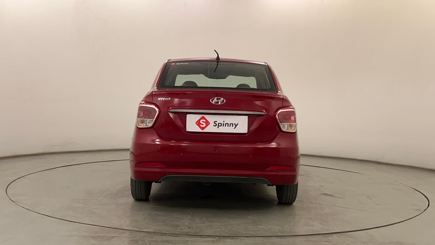 Used 2014 Hyundai Xcent S 1.2 Petrol Manual exterior BACK VIEW