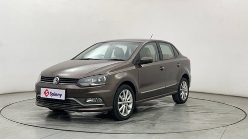 Used 2017 Volkswagen Ameo Highline Plus 1.5L AT (D)16 Alloy Diesel Automatic exterior LEFT FRONT CORNER VIEW