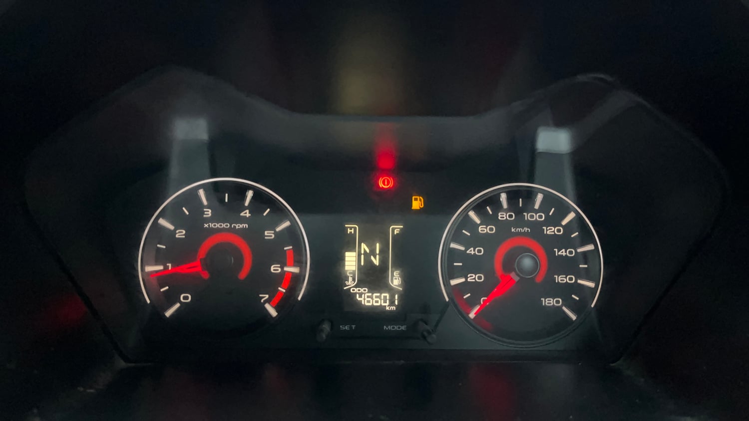 Used 2019 Mahindra KUV100 NXT K8 6 STR Dual Tone Petrol Manual interior CLUSTERMETER VIEW