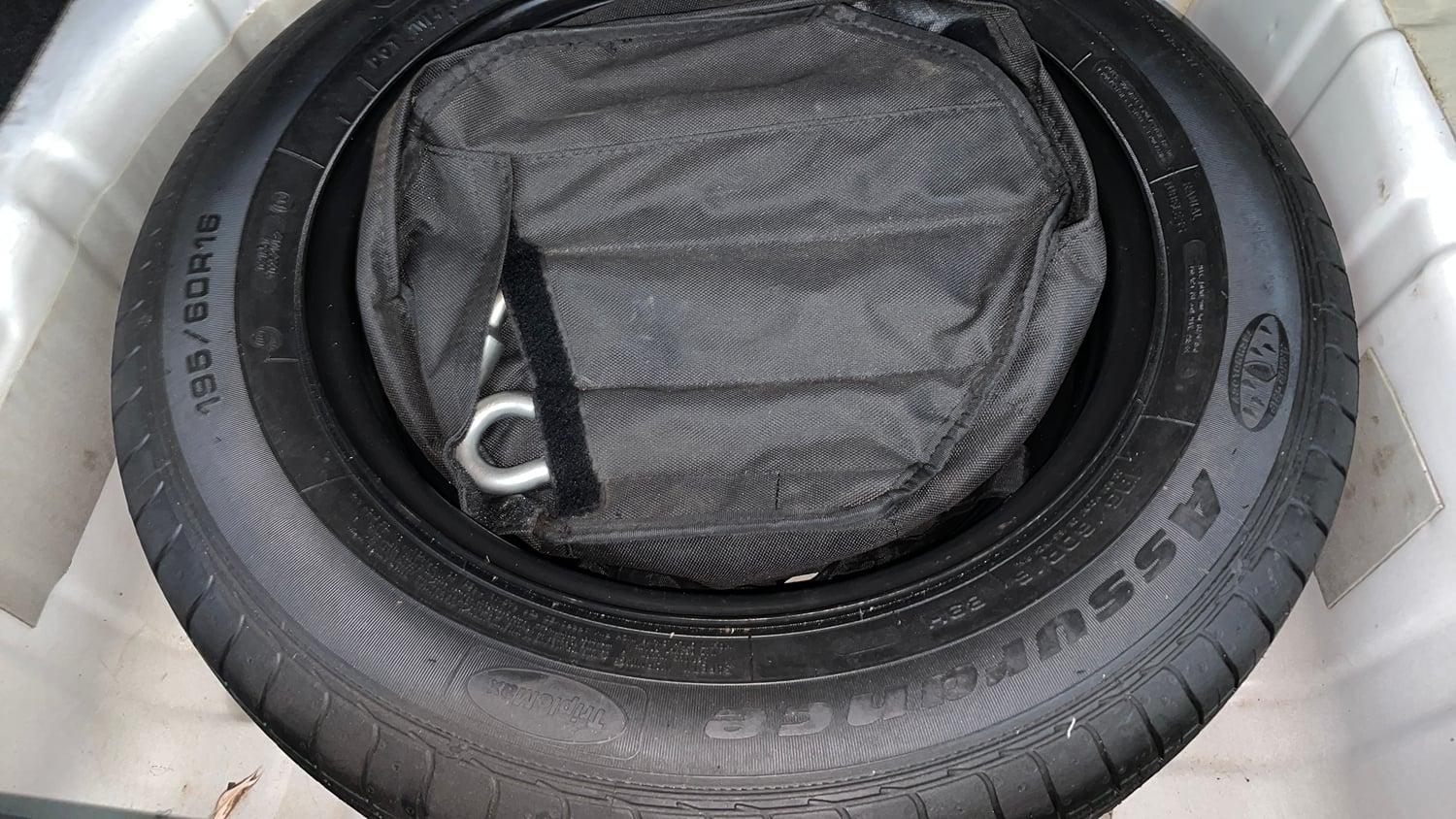 Used 2022 Tata Nexon XMA (S) Petrol Automatic tyres SPARE TYRE VIEW