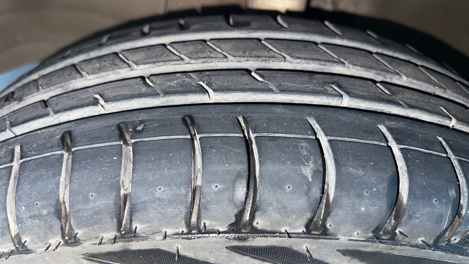 Used 2018 Maruti Suzuki Wagon R VXI+ (O) Petrol Manual tyres LEFT FRONT TYRE TREAD VIEW