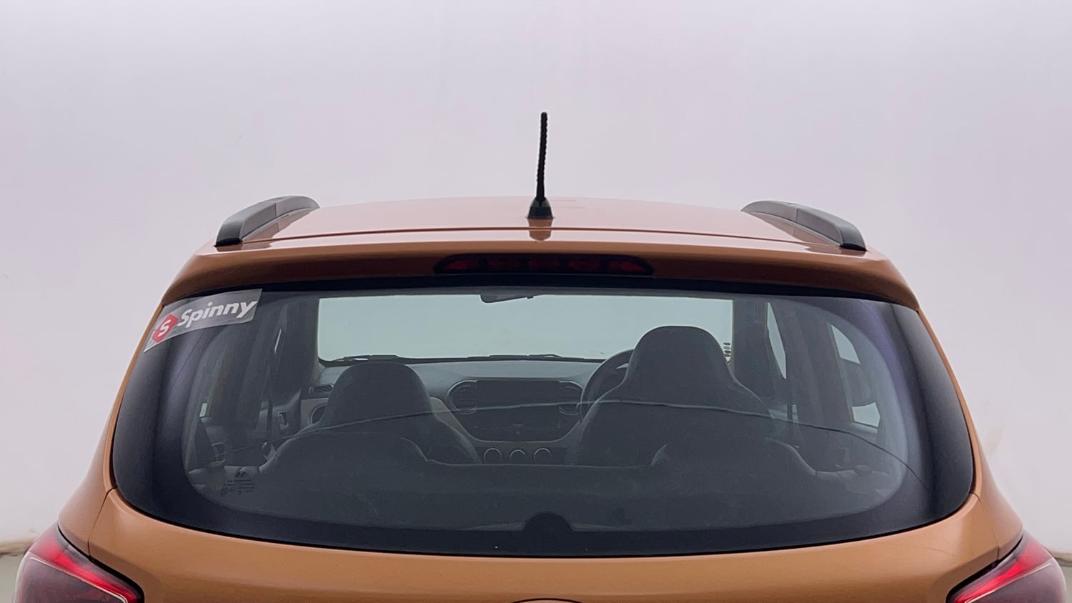 Used 2014 Hyundai Grand i10 Sportz 1.2 Kappa VTVT Petrol Manual exterior BACK WINDSHIELD VIEW