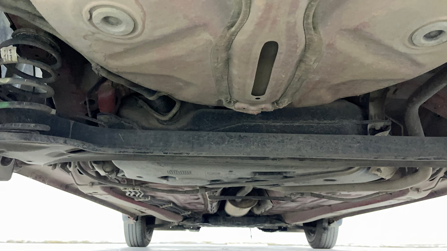 Used 2019 Maruti Suzuki Swift VXi Petrol Manual extra REAR UNDERBODY VIEW (TAKEN FROM REAR)