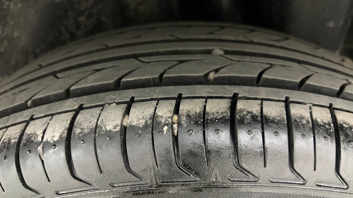 Used 2022 Maruti Suzuki Ciaz Zeta 1.5 Petrol Manual tyres LEFT REAR TYRE TREAD VIEW