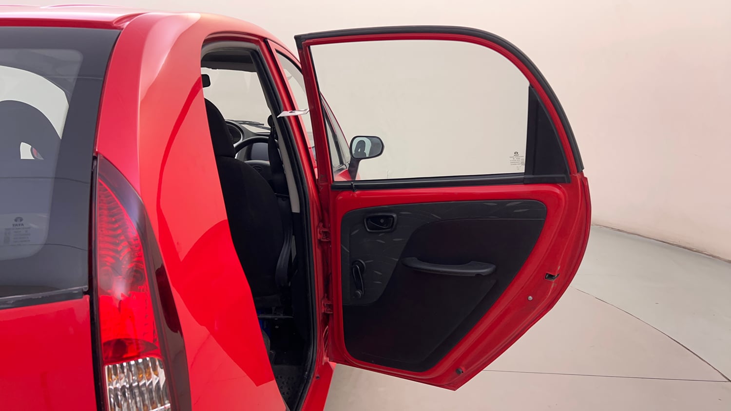 Used 2013 Tata Nano CX Petrol Manual interior RIGHT REAR DOOR OPEN VIEW