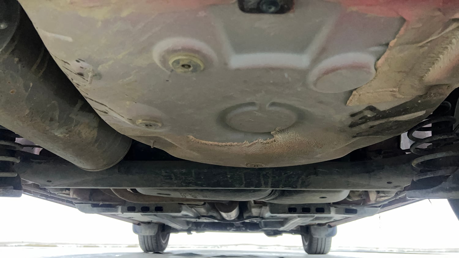 Used 2021 Volkswagen Polo Comfortline 1.0L MPI Petrol Manual extra REAR UNDERBODY VIEW (TAKEN FROM REAR)