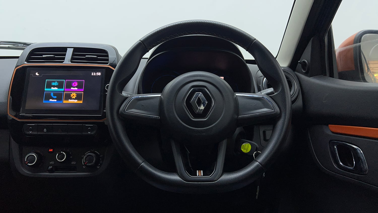 Used 2021 Renault Kwid CLIMBER 1.0 AMT Opt Petrol Automatic interior STEERING VIEW
