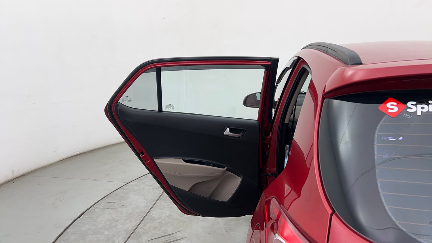 Used 2019 Hyundai Grand i10 Sportz 1.2 Kappa VTVT Petrol Manual interior LEFT REAR DOOR OPEN VIEW
