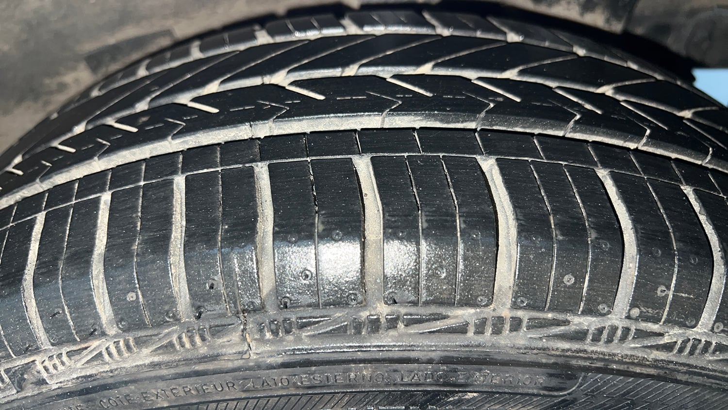 Used 2013 Hyundai Grand i10 Magna 1.2 Kappa VTVT Petrol Manual tyres LEFT REAR TYRE TREAD VIEW