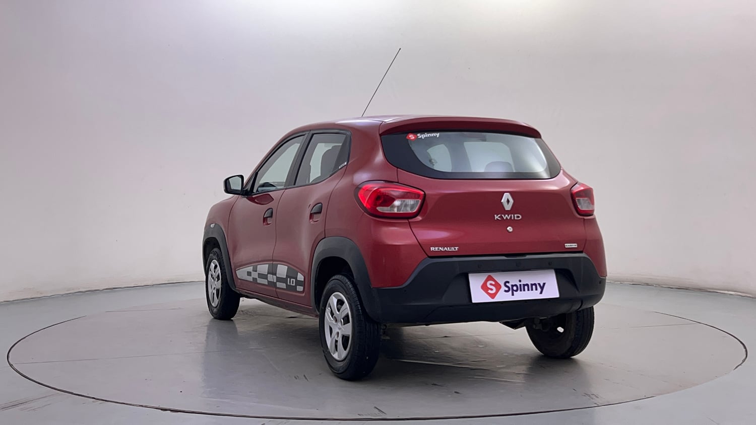 Used 2017 Renault Kwid 1.0 RXT AMT Petrol Automatic exterior LEFT REAR CORNER VIEW